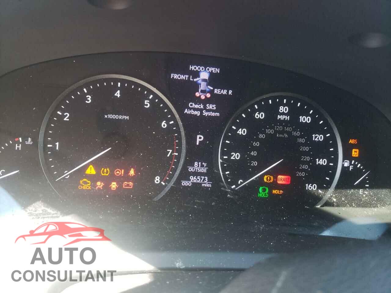 LEXUS LS460 2013 - JTHBL5EF4D5123186