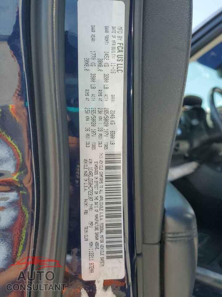 DODGE DURANGO 2017 - 1C4RDJDG0HC723107
