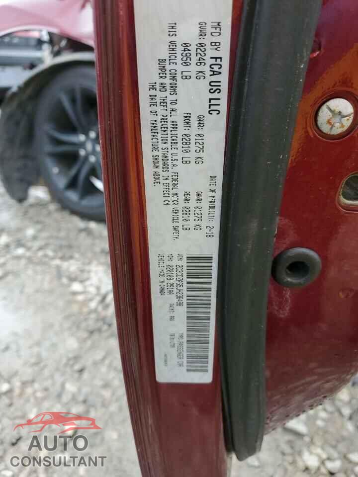 DODGE CHALLENGER 2018 - 2C3CDZAG5JH236498