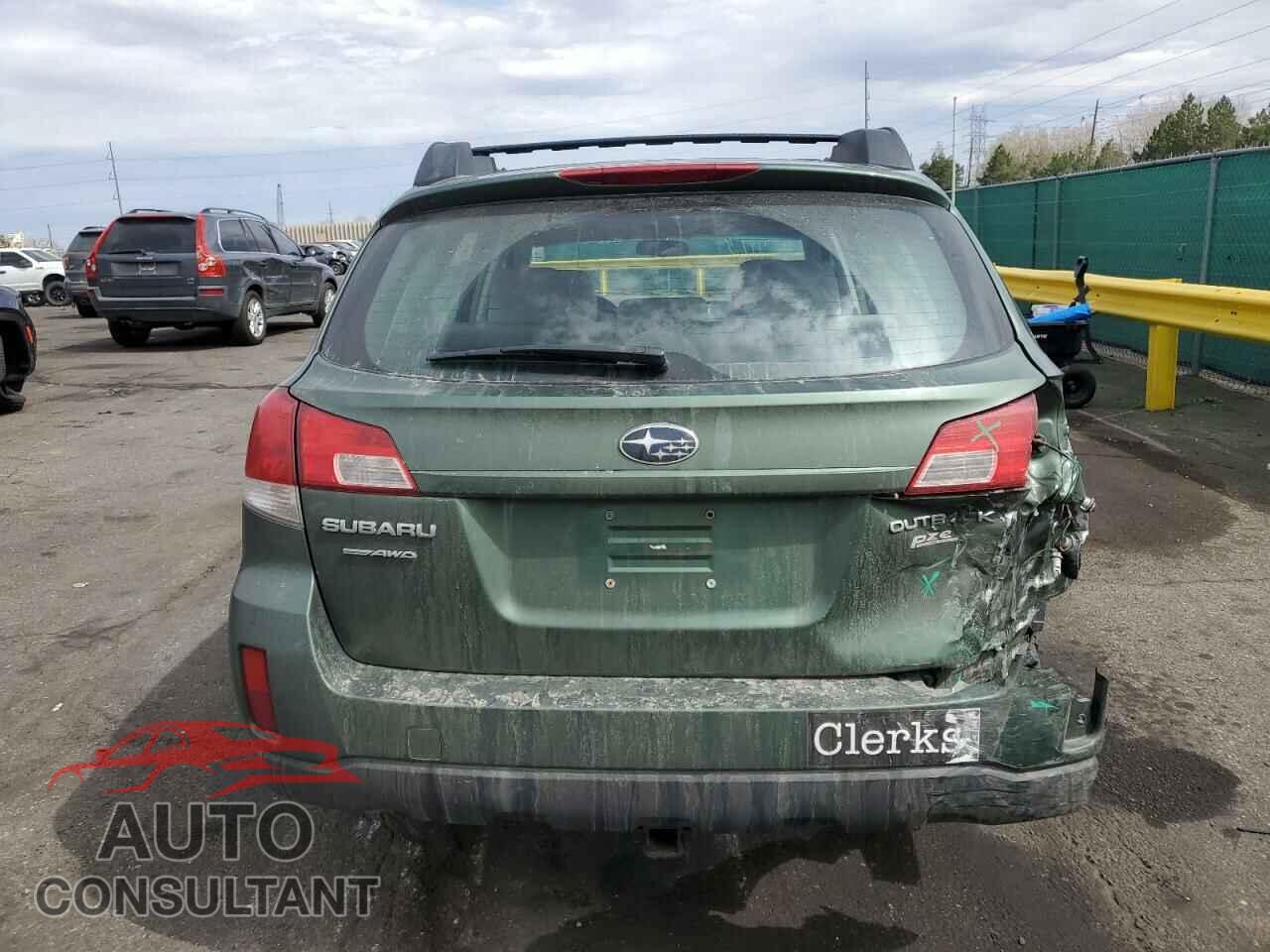 SUBARU OUTBACK 2010 - 4S4BRBAC2A1366729
