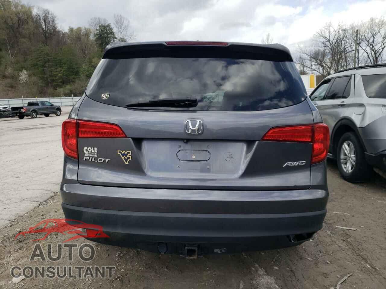 HONDA PILOT 2017 - 5FNYF6H57HB098199