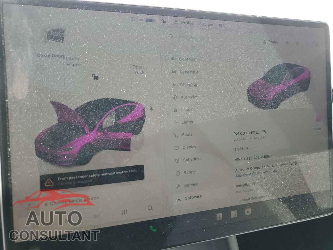 TESLA MODEL 3 2024 - 5YJ3E1EA9RF848673