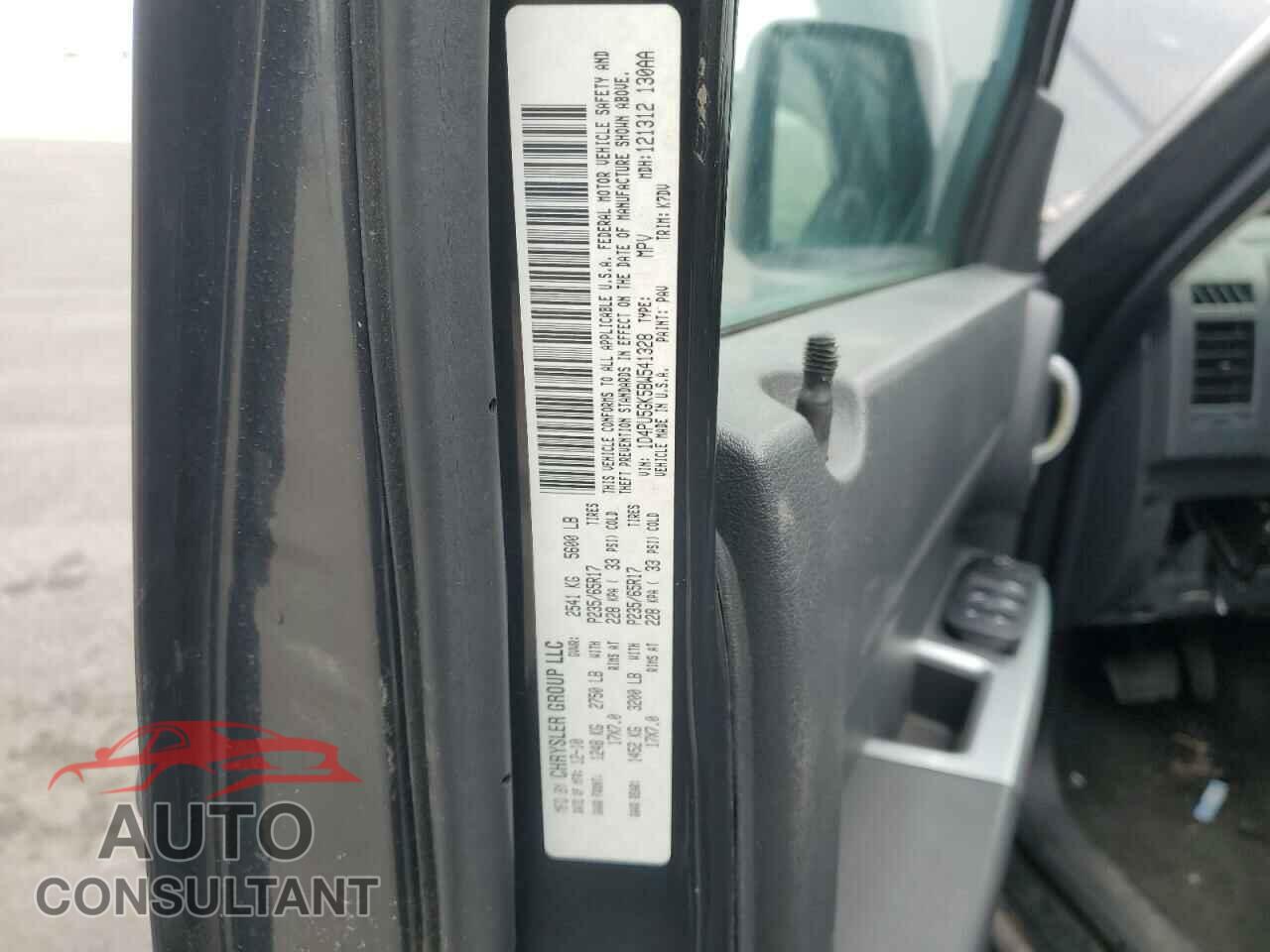 DODGE NITRO 2011 - 1D4PU5GK5BW541328