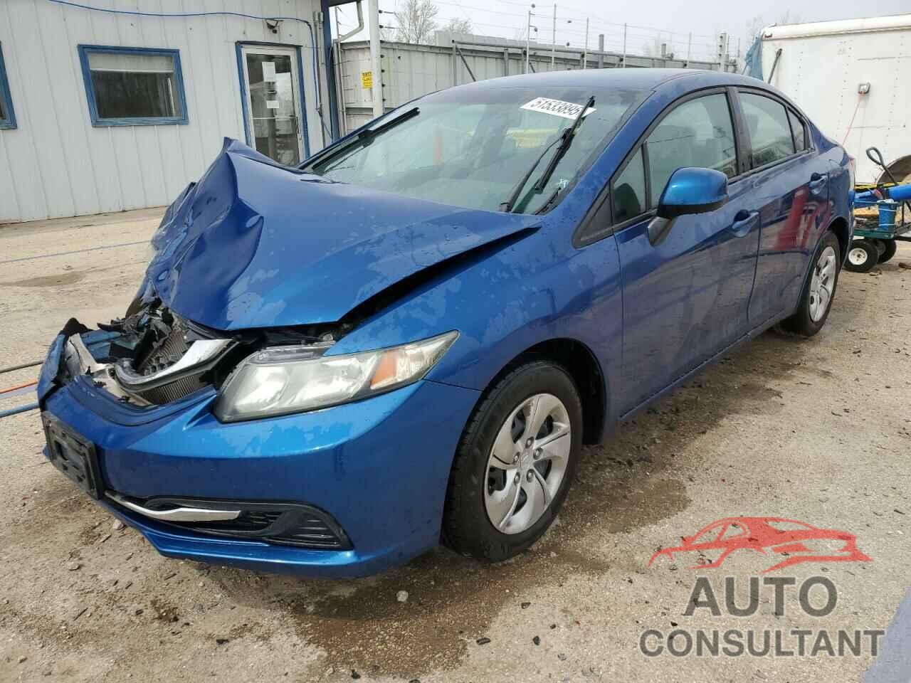 HONDA CIVIC 2013 - 19XFB2F50DE016330