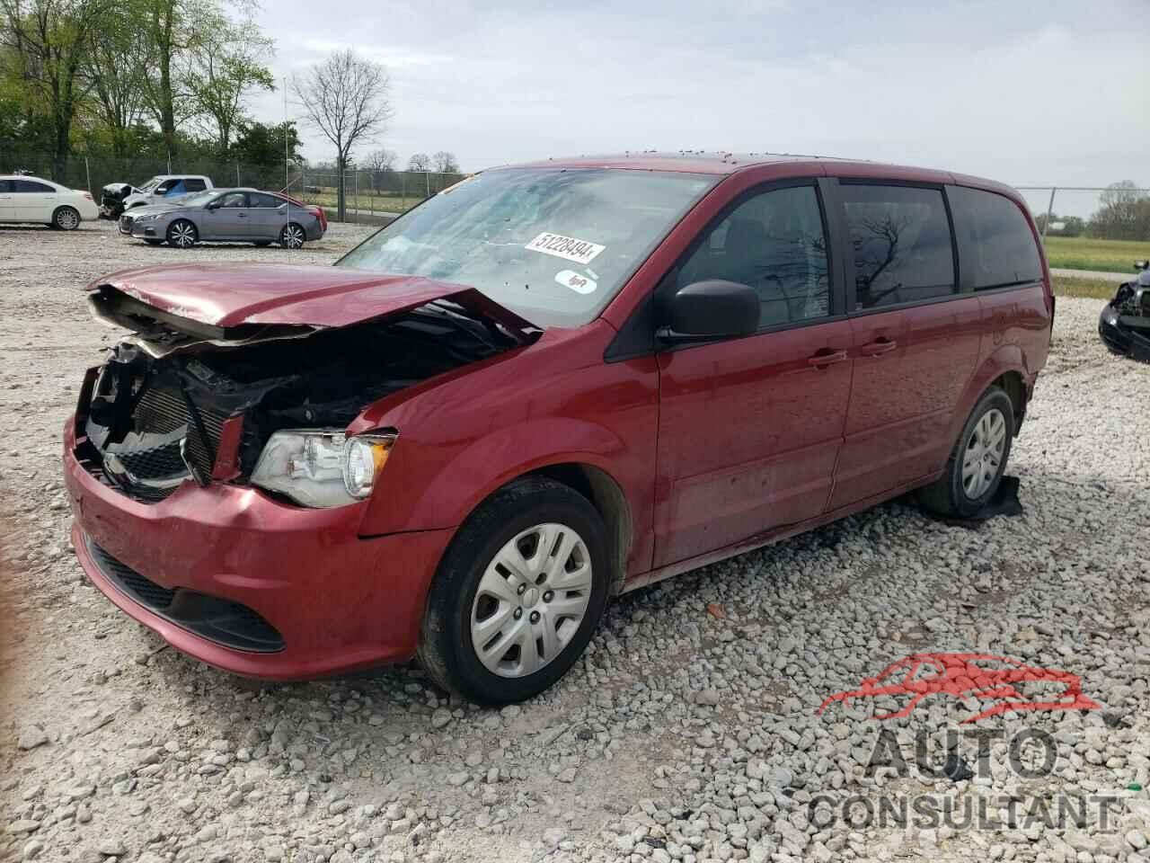 DODGE CARAVAN 2016 - 2C4RDGBG2GR262701