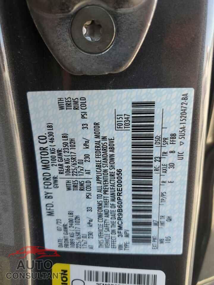 FORD BRONCO 2023 - 3FMCR9B60PRE00056
