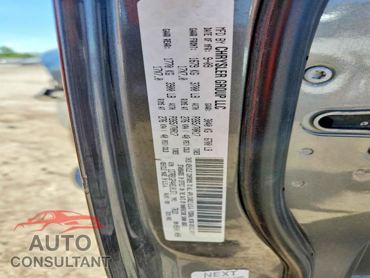 DODGE RAM 1500 2010 - 1D7RB1GP4AS101371
