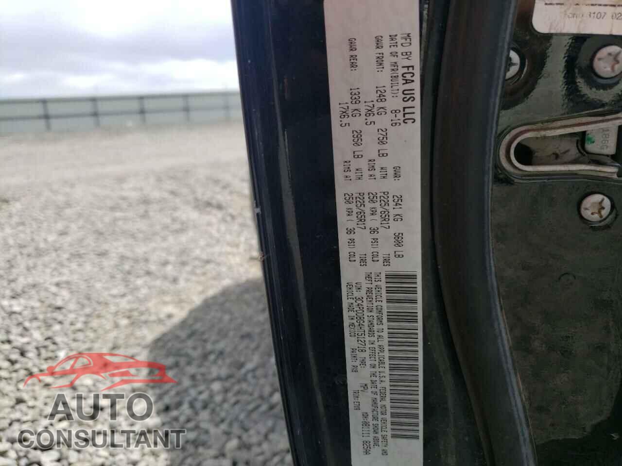 DODGE JOURNEY 2017 - 3C4PDDBG4HT512718