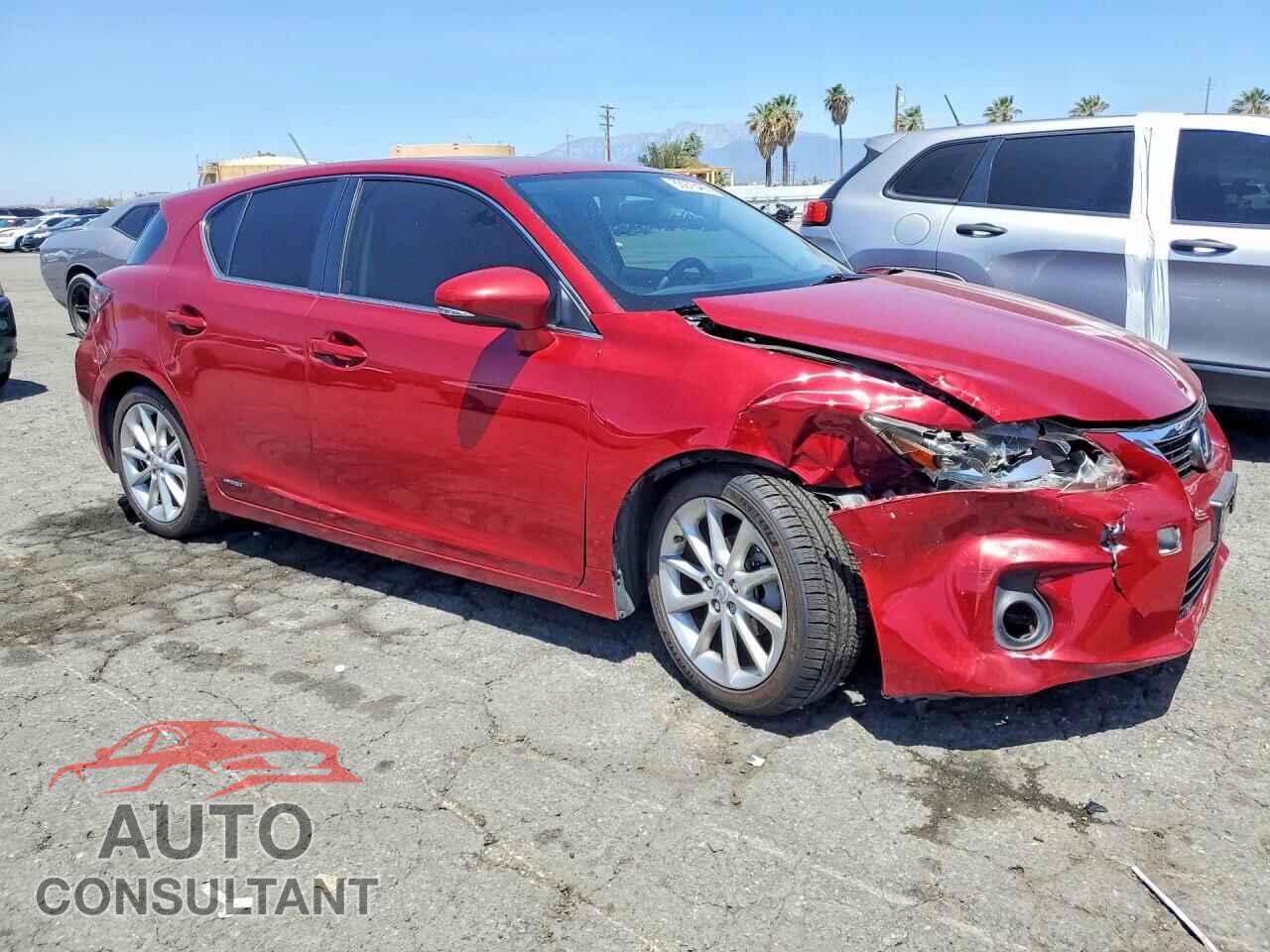 LEXUS CT 200 2012 - JTHKD5BH4C2090077