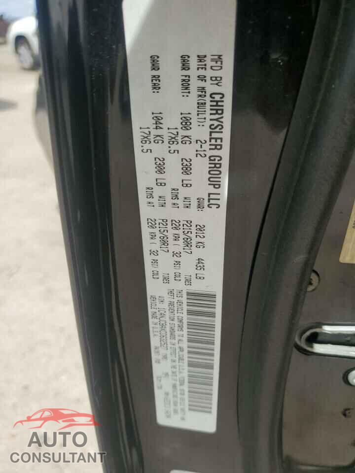 JEEP COMPASS 2012 - 1C4NJCBAXCD632527