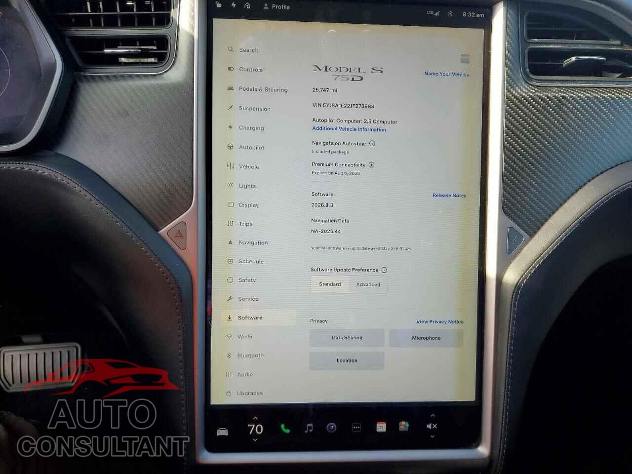 TESLA MODEL S 2018 - 5YJSA1E22JF273983