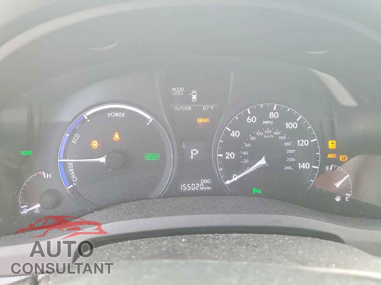 LEXUS RX450 2013 - JTJBC1BA1D2445432