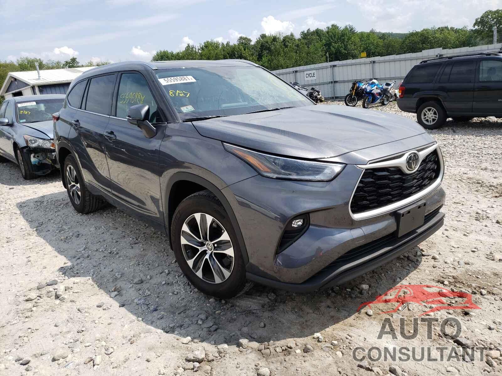 TOYOTA HIGHLANDER 2021 - 5TDHZRBH1MS543540