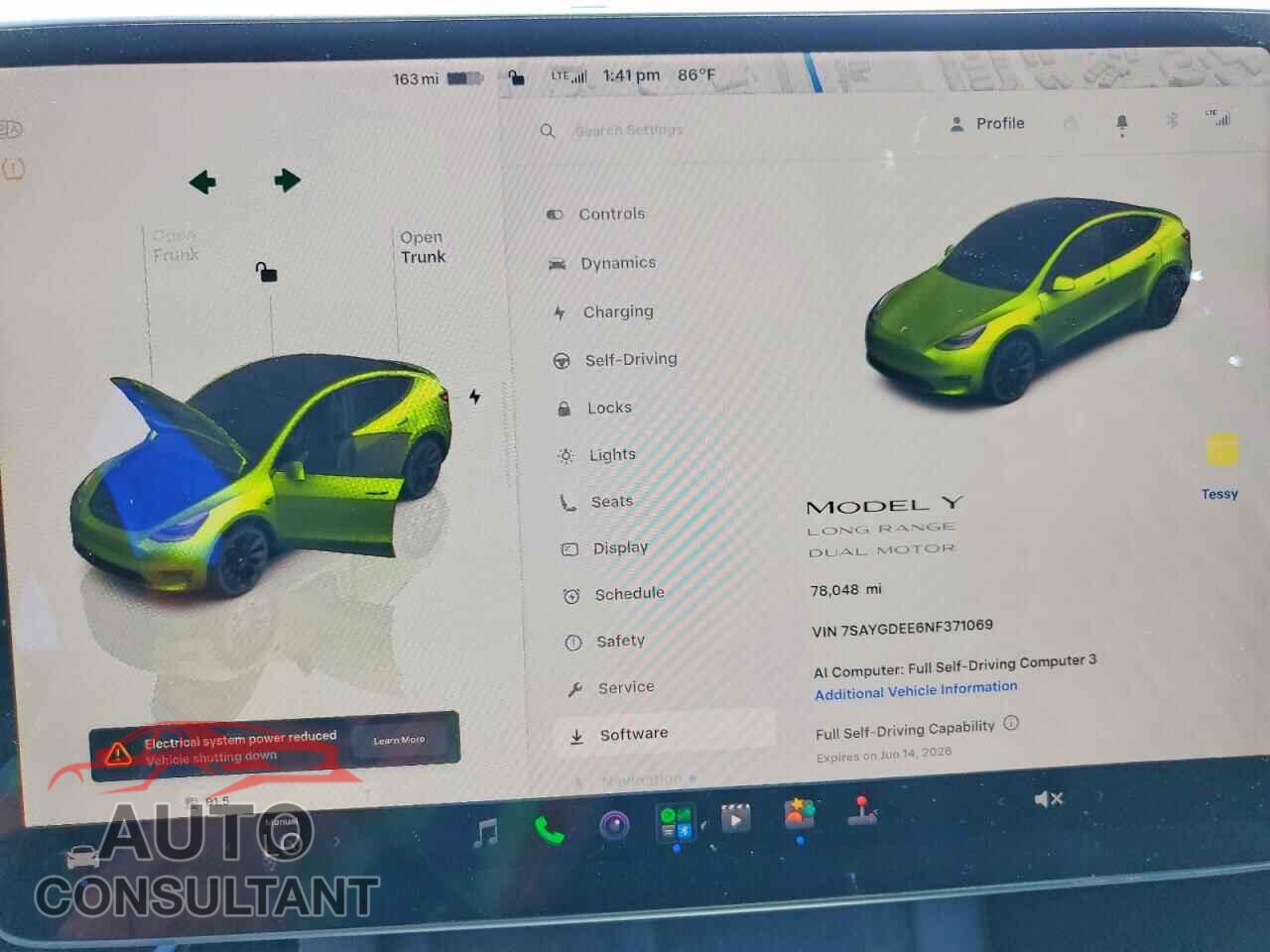 TESLA MODEL Y 2022 - 7SAYGDEE6NF371069