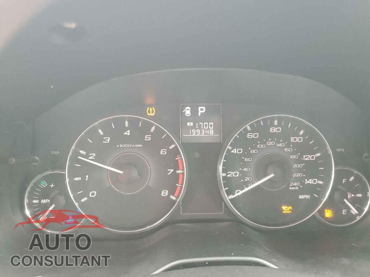 SUBARU OUTBACK 2012 - 4S4BRBCC8C3290972