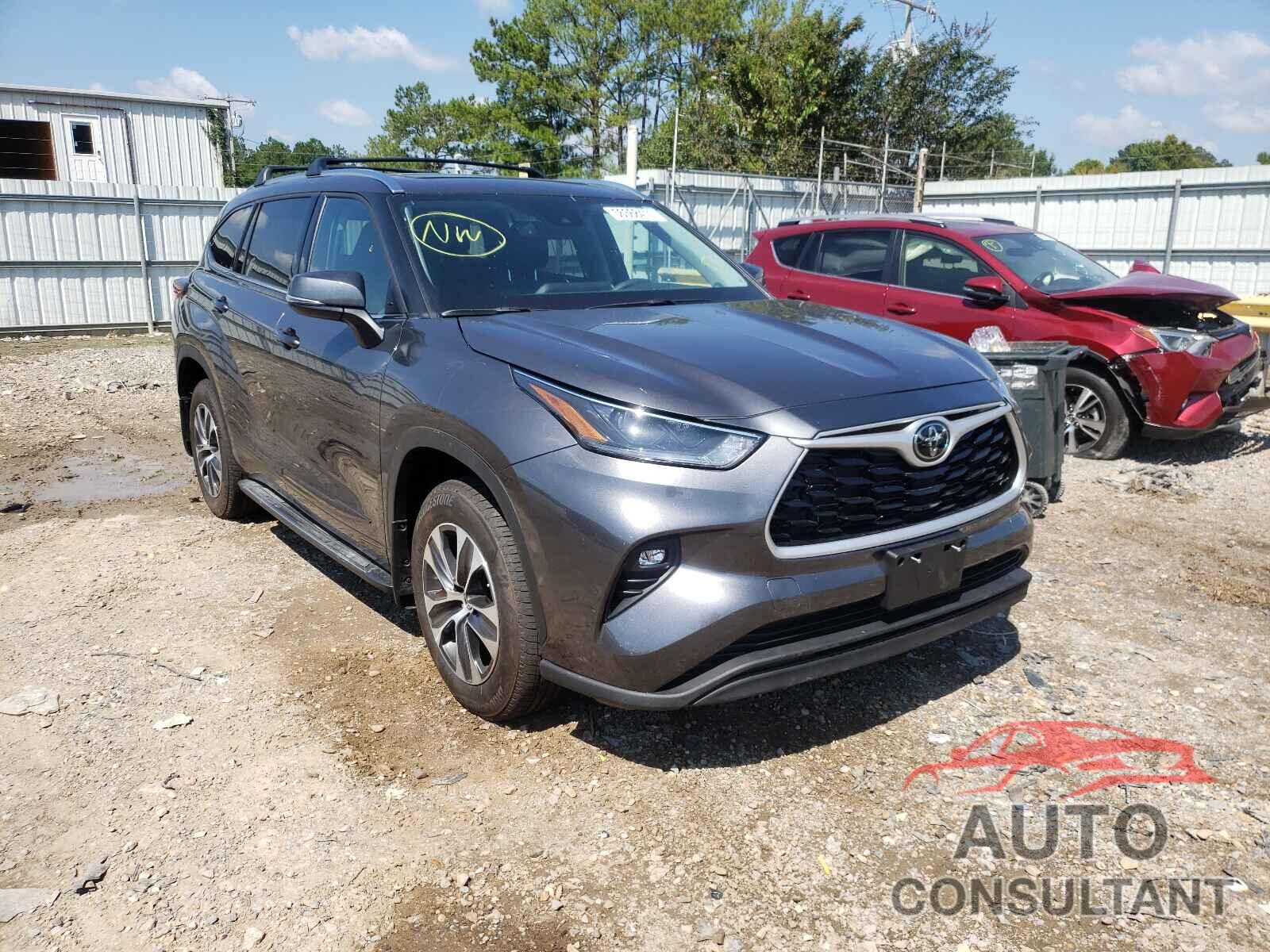 TOYOTA HIGHLANDER 2021 - 5TDGZRAH3MS056675