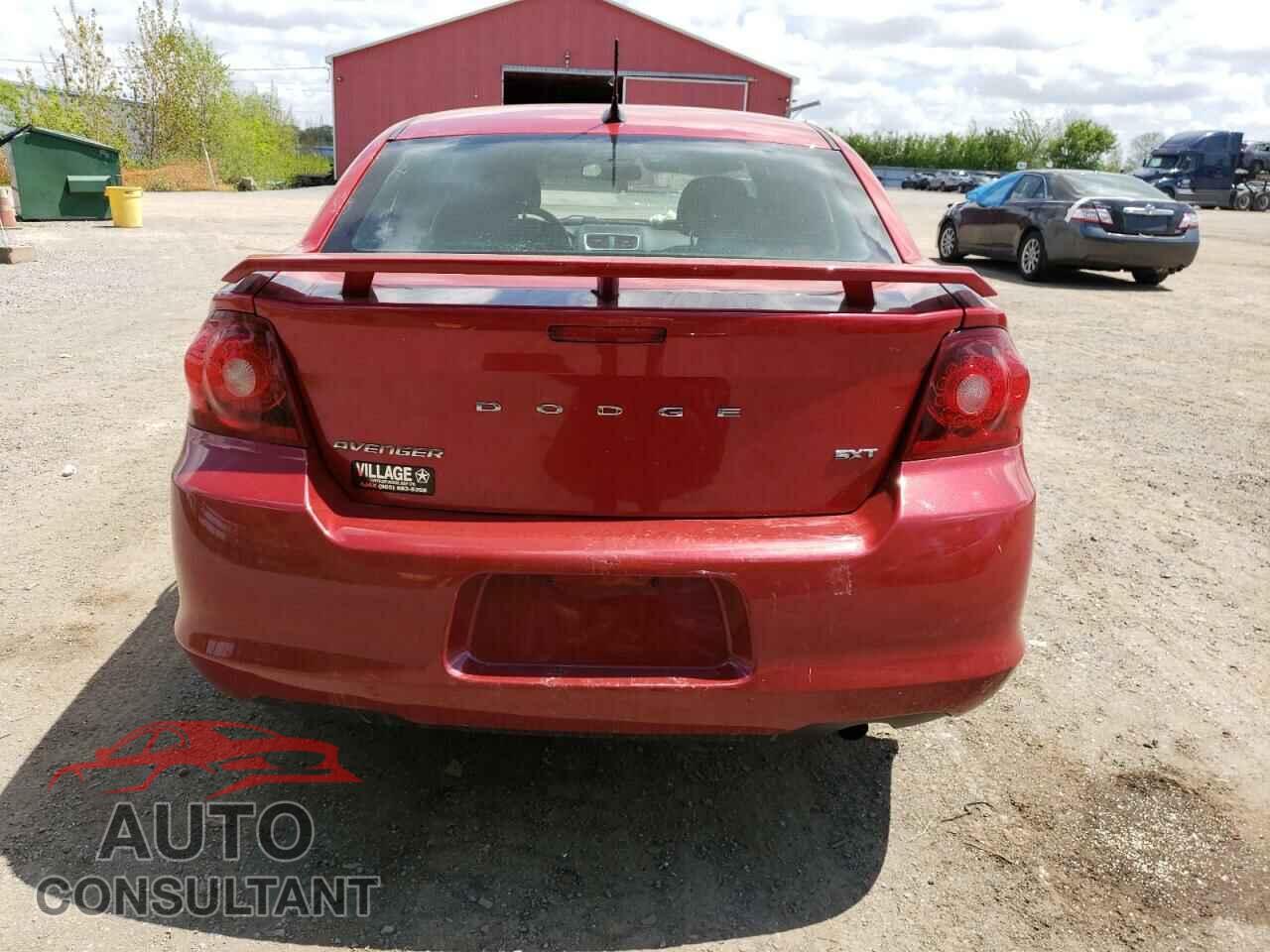 DODGE AVENGER 2012 - 1C3CDZCB3CN258544