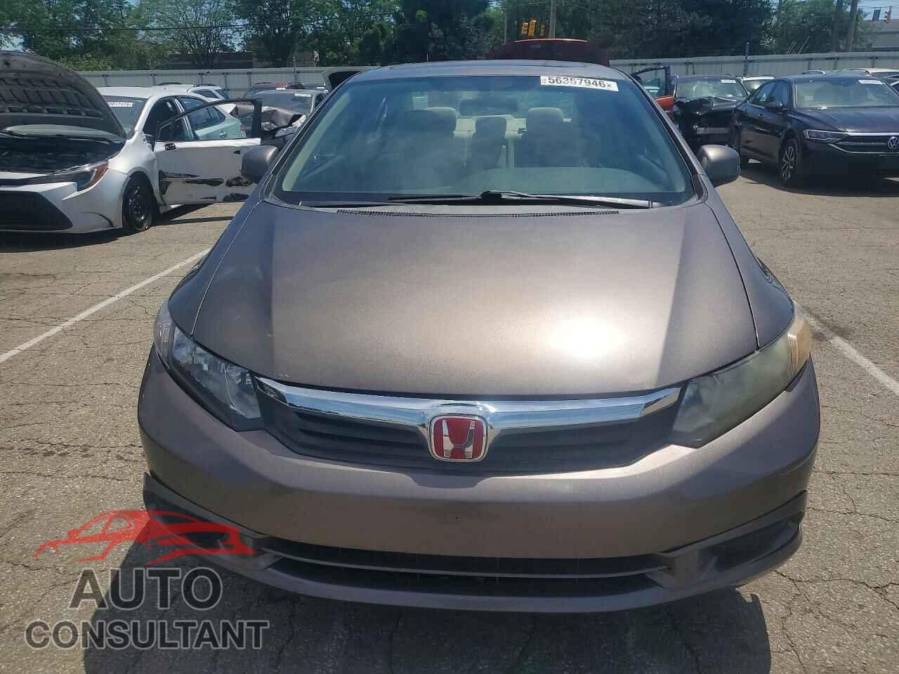 HONDA CIVIC 2012 - 19XFB2F89CE085302