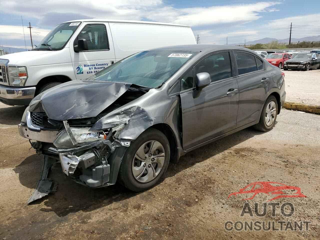 HONDA CIVIC 2013 - 2HGFB2F58DH597081