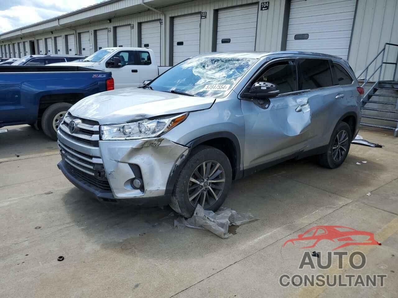 TOYOTA HIGHLANDER 2019 - 5TDKZRFH3KS568453