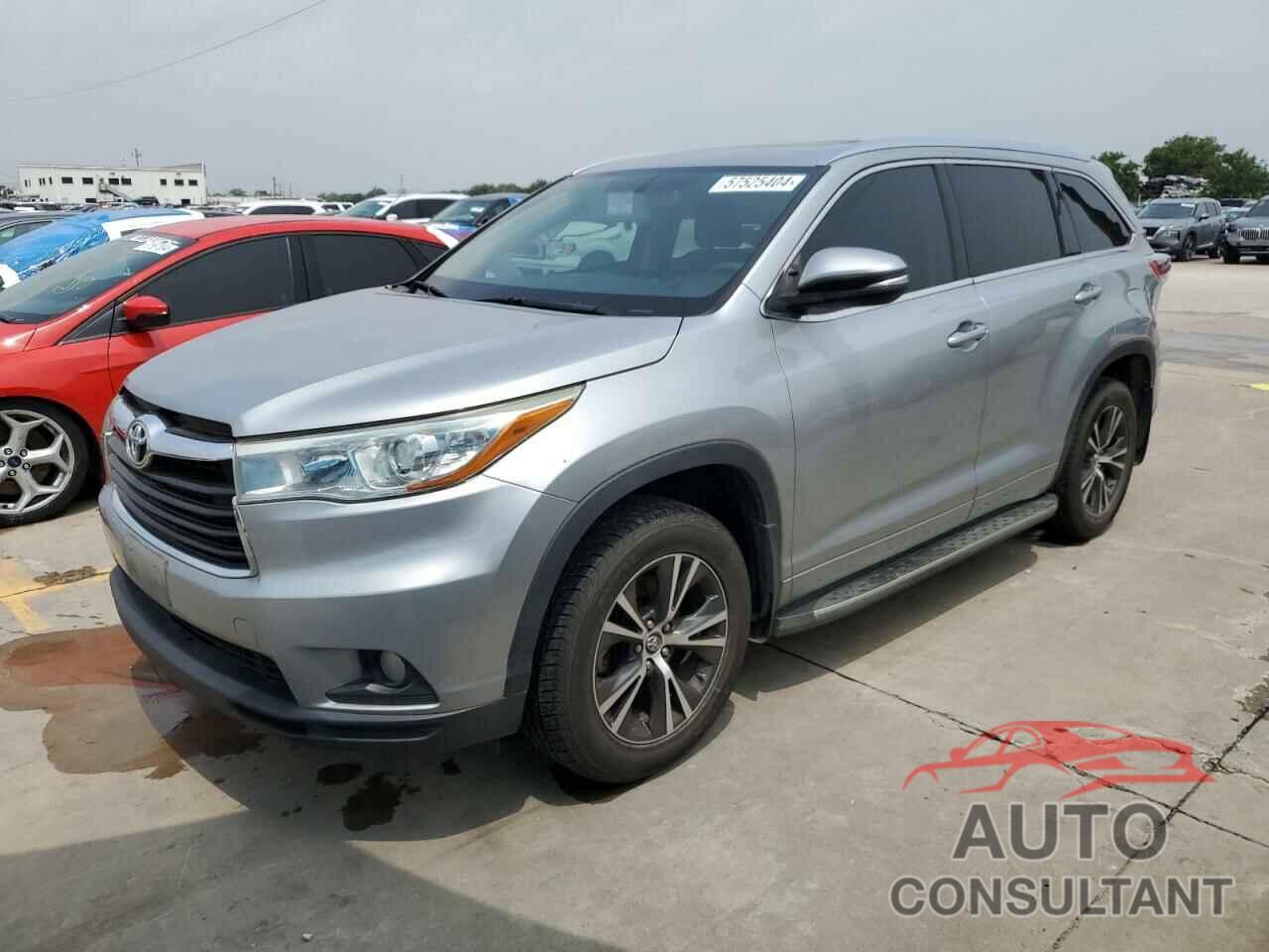 TOYOTA HIGHLANDER 2016 - 5TDKKRFHXGS156171