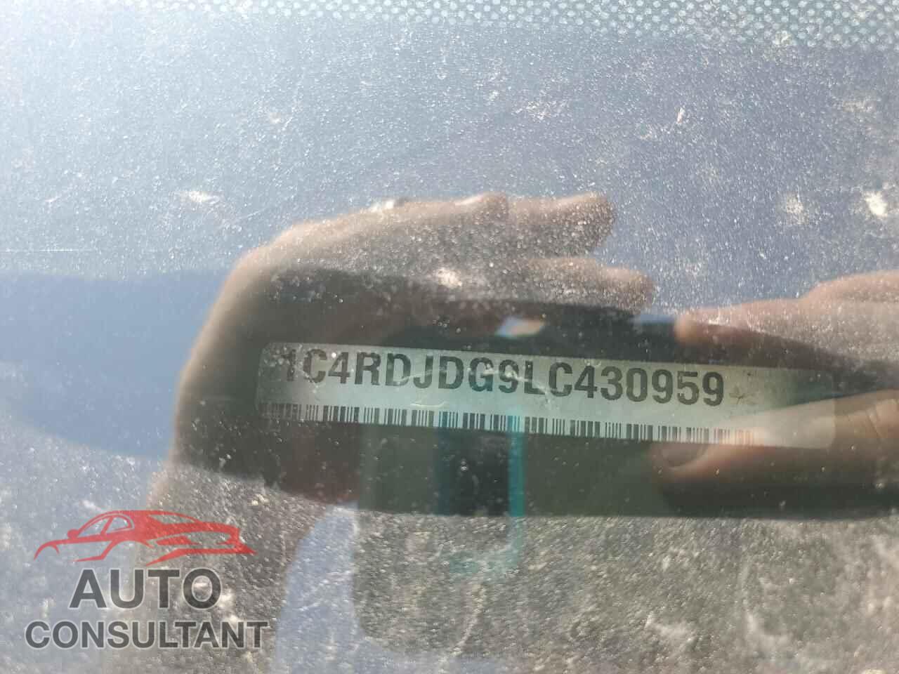 DODGE DURANGO 2020 - 1C4RDJDG9LC430959