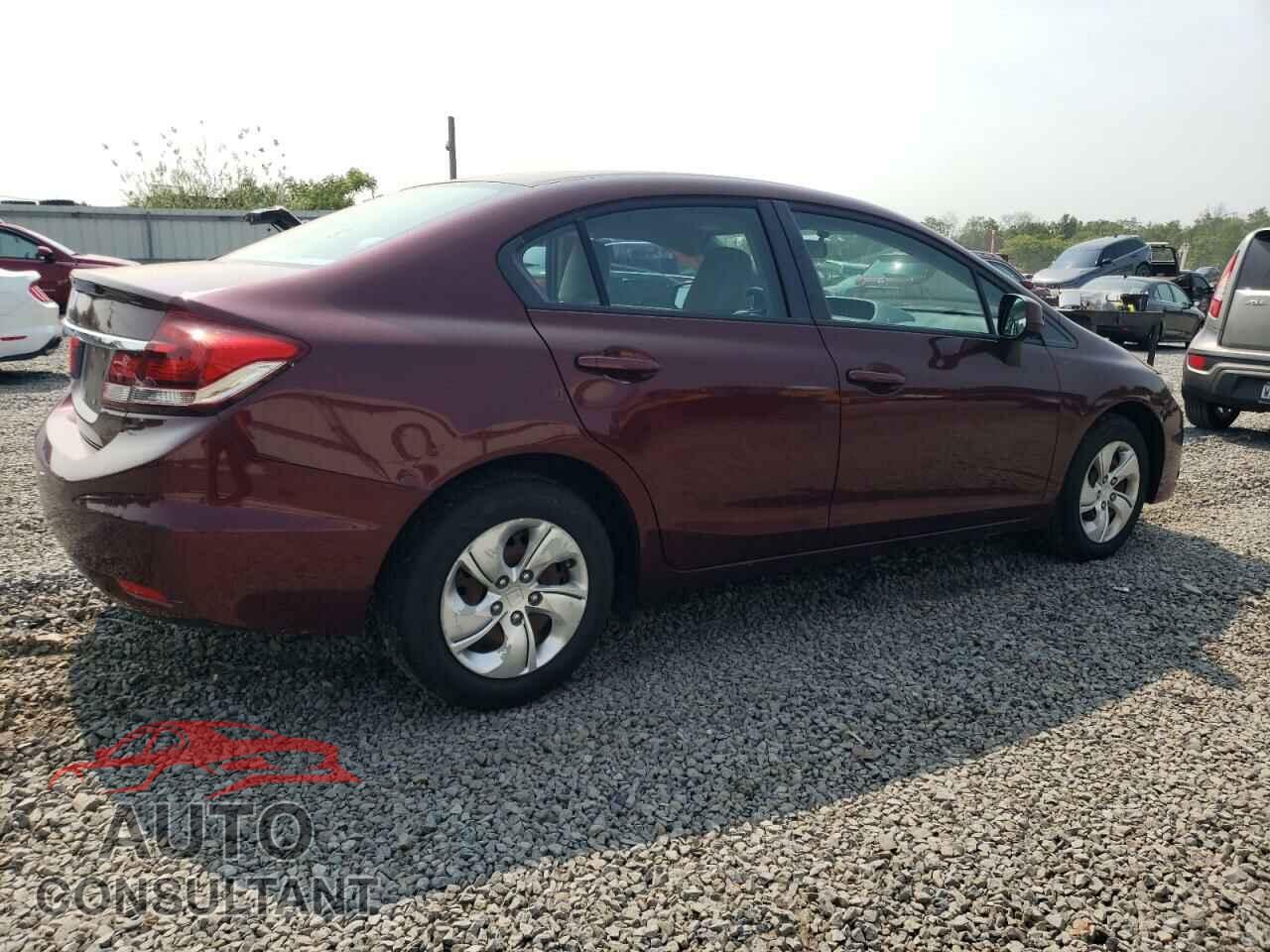 HONDA CIVIC 2013 - 19XFB2F58DE259822