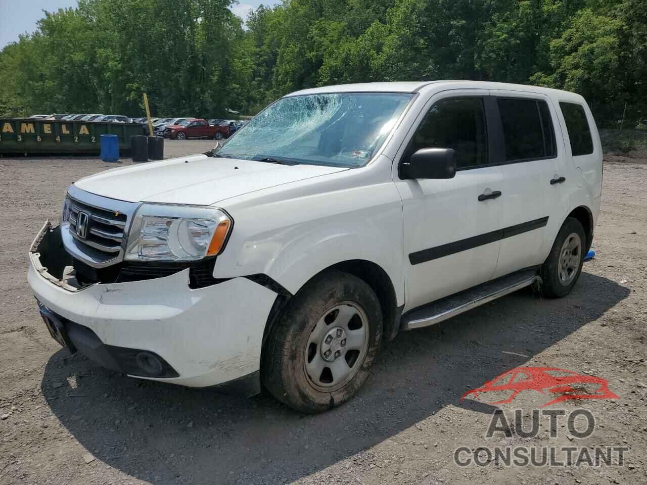 HONDA PILOT 2013 - 5FNYF4H25DB082166