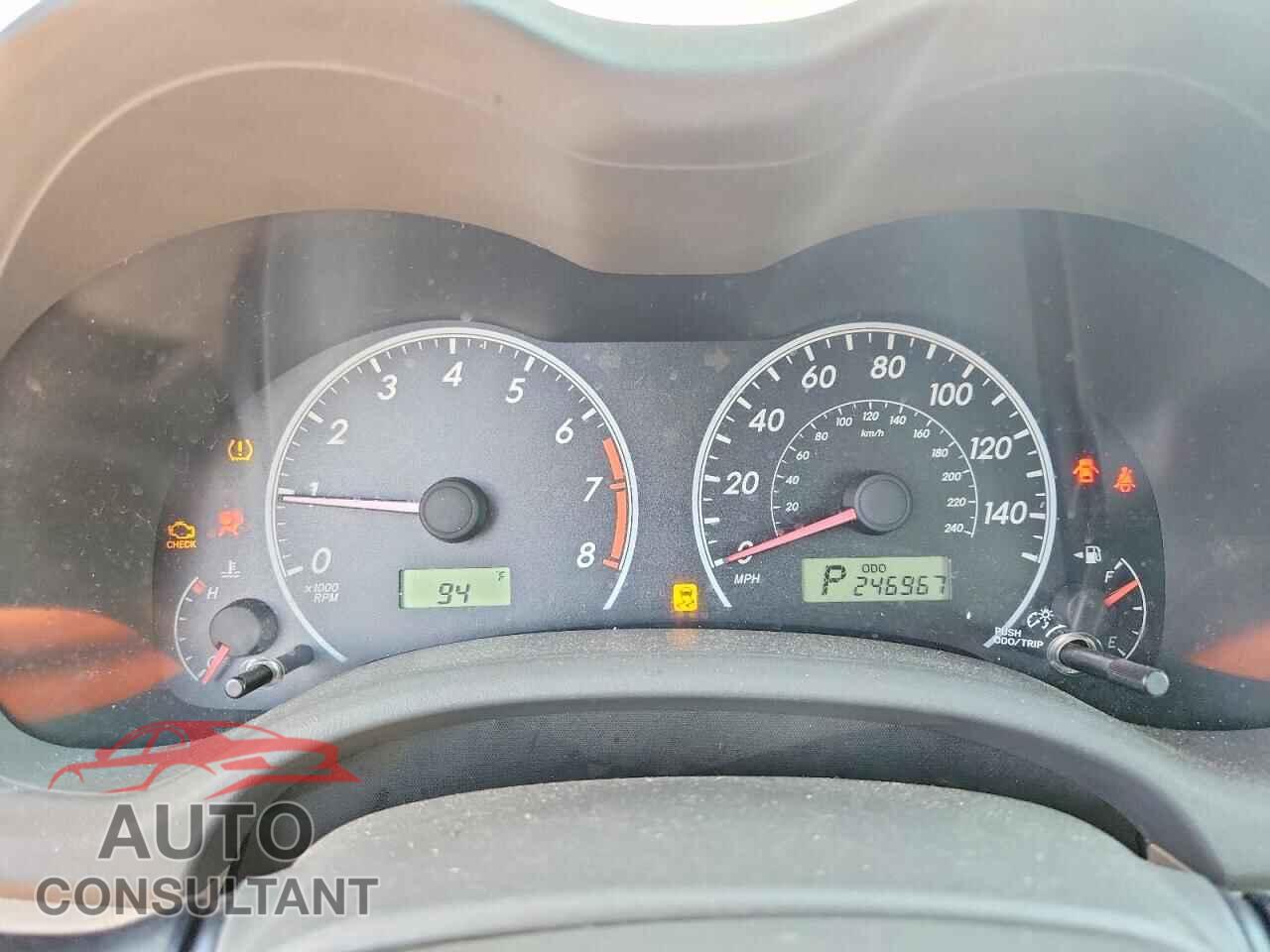 TOYOTA COROLLA 2010 - 2T1BU4EE0AC433348