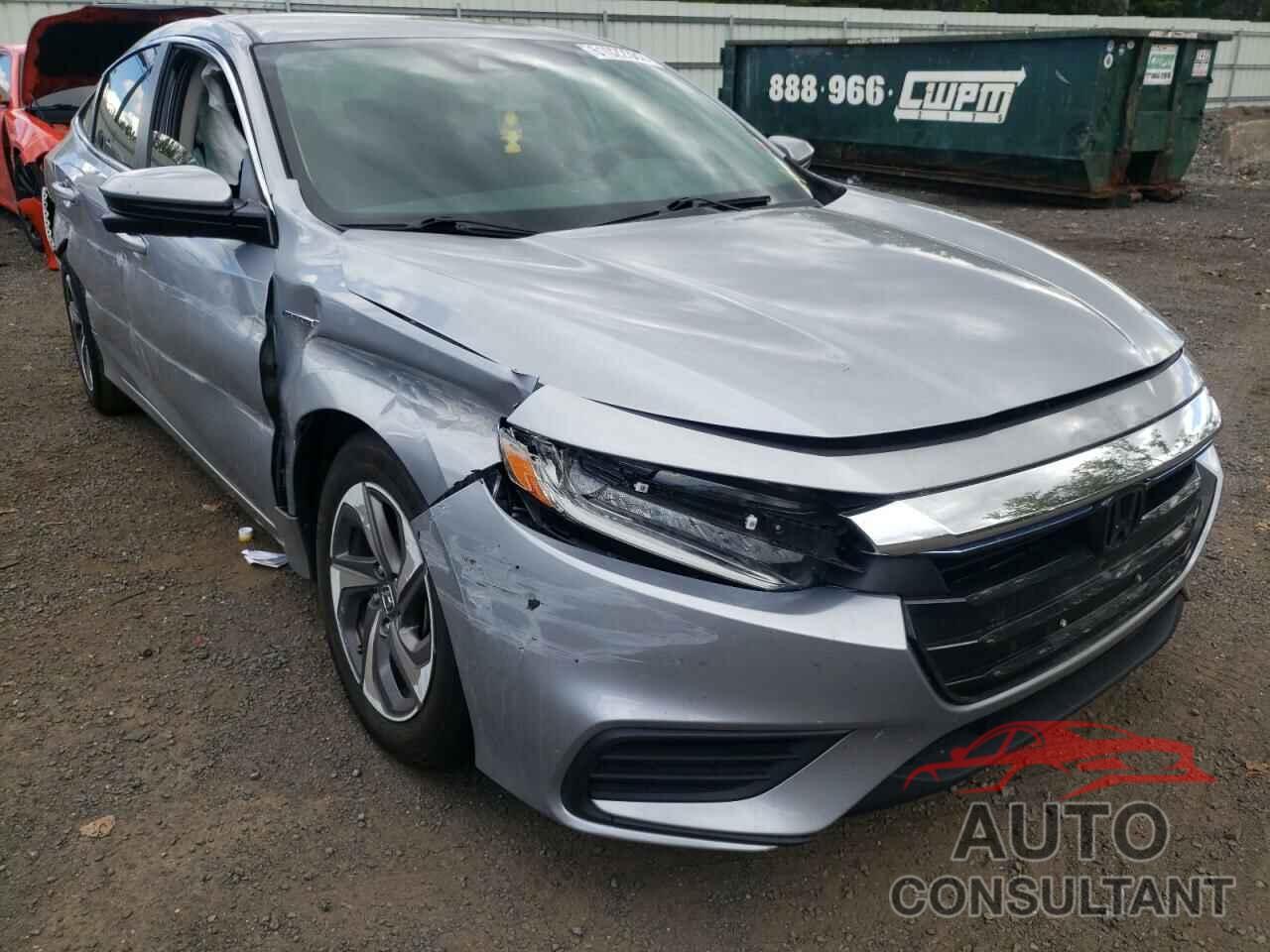 HONDA INSIGHT 2019 - 19XZE4F58KE021479