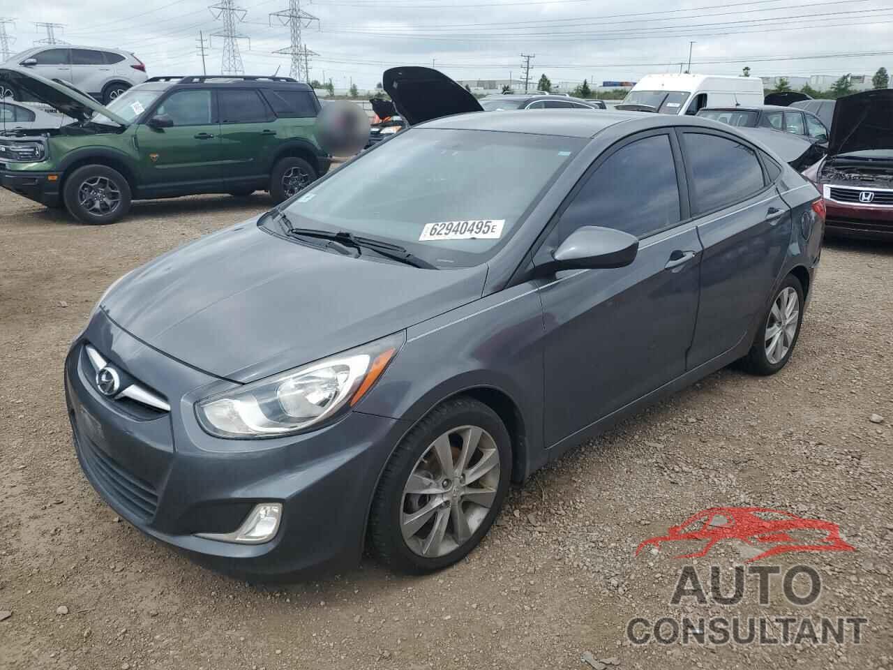 HYUNDAI ACCENT 2012 - KMHCU4AE7CU185952