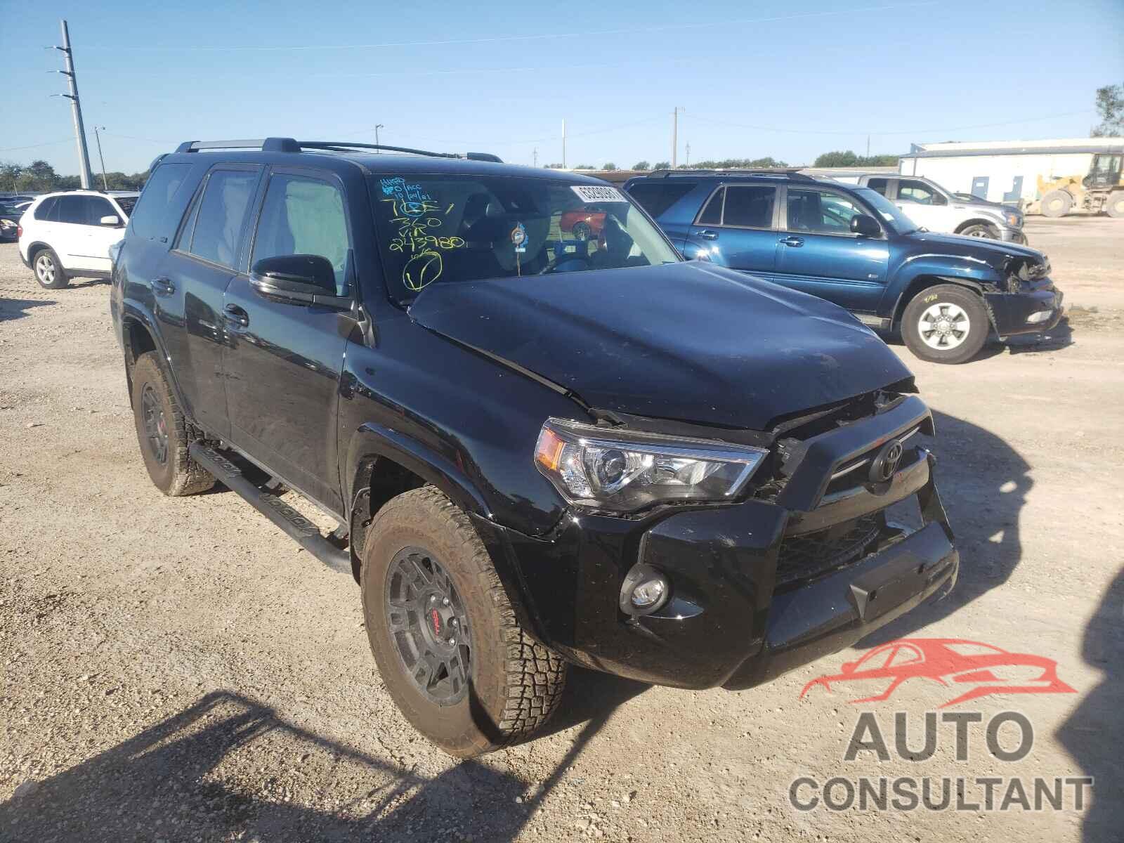 TOYOTA 4RUNNER 2021 - JTEFU5JR5M5243980