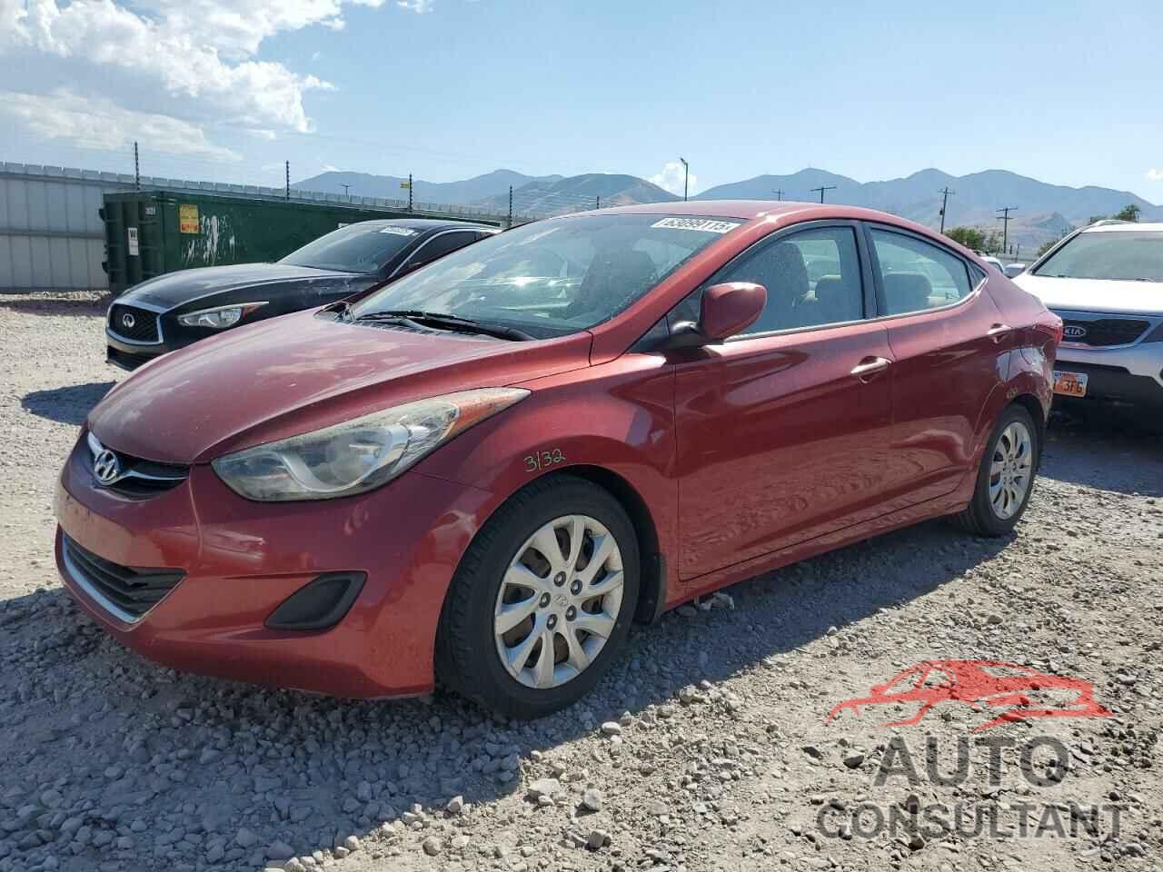 HYUNDAI ELANTRA 2013 - KMHDH4AE6DU541348