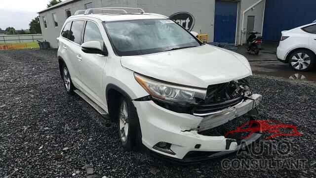 TOYOTA HIGHLANDER 2015 - 5TDDKRFH9FS193378