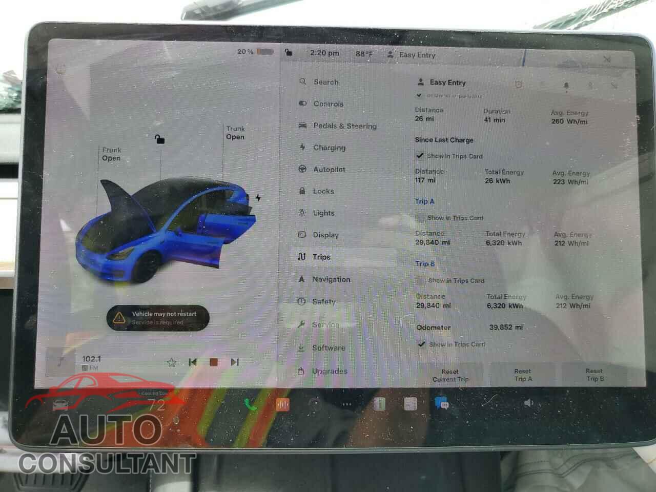 TESLA MODEL 3 2021 - 5YJ3E1EA1MF850653