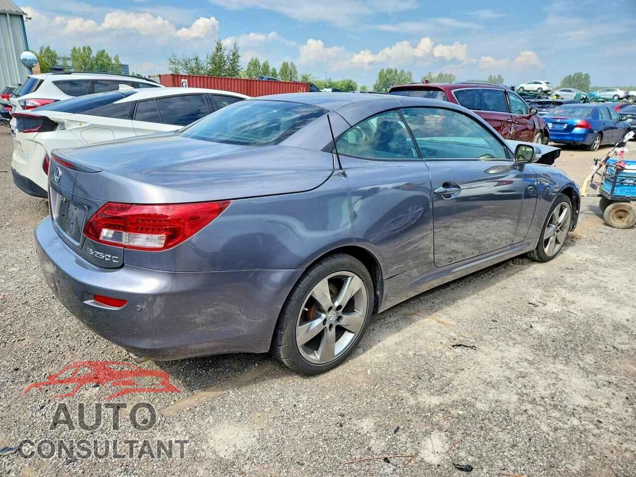 LEXUS IS 2012 - JTHFF2C22C2524761