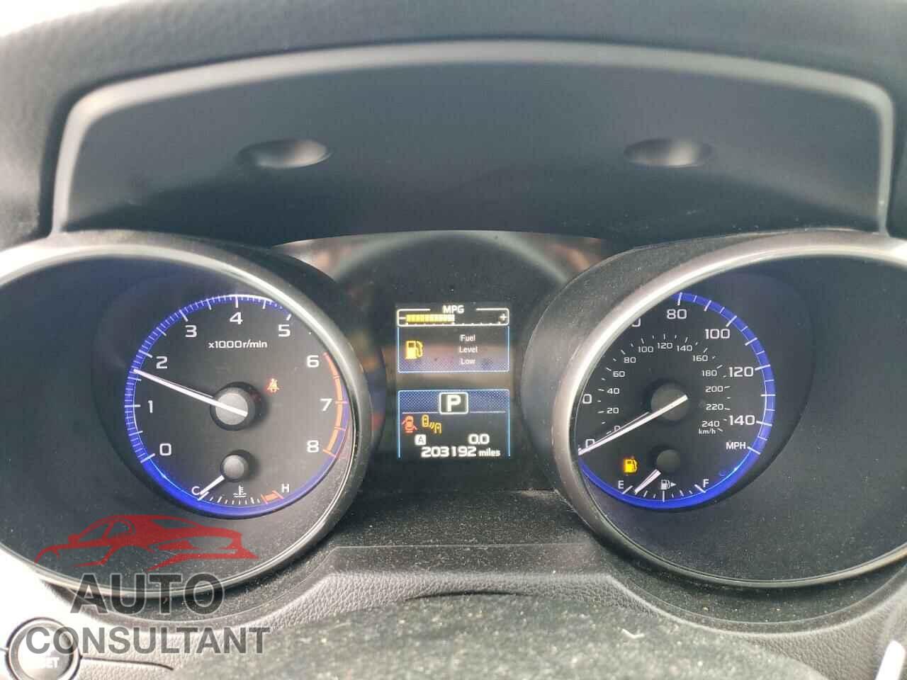 SUBARU OUTBACK 2016 - 4S4BSBLCXG3321889