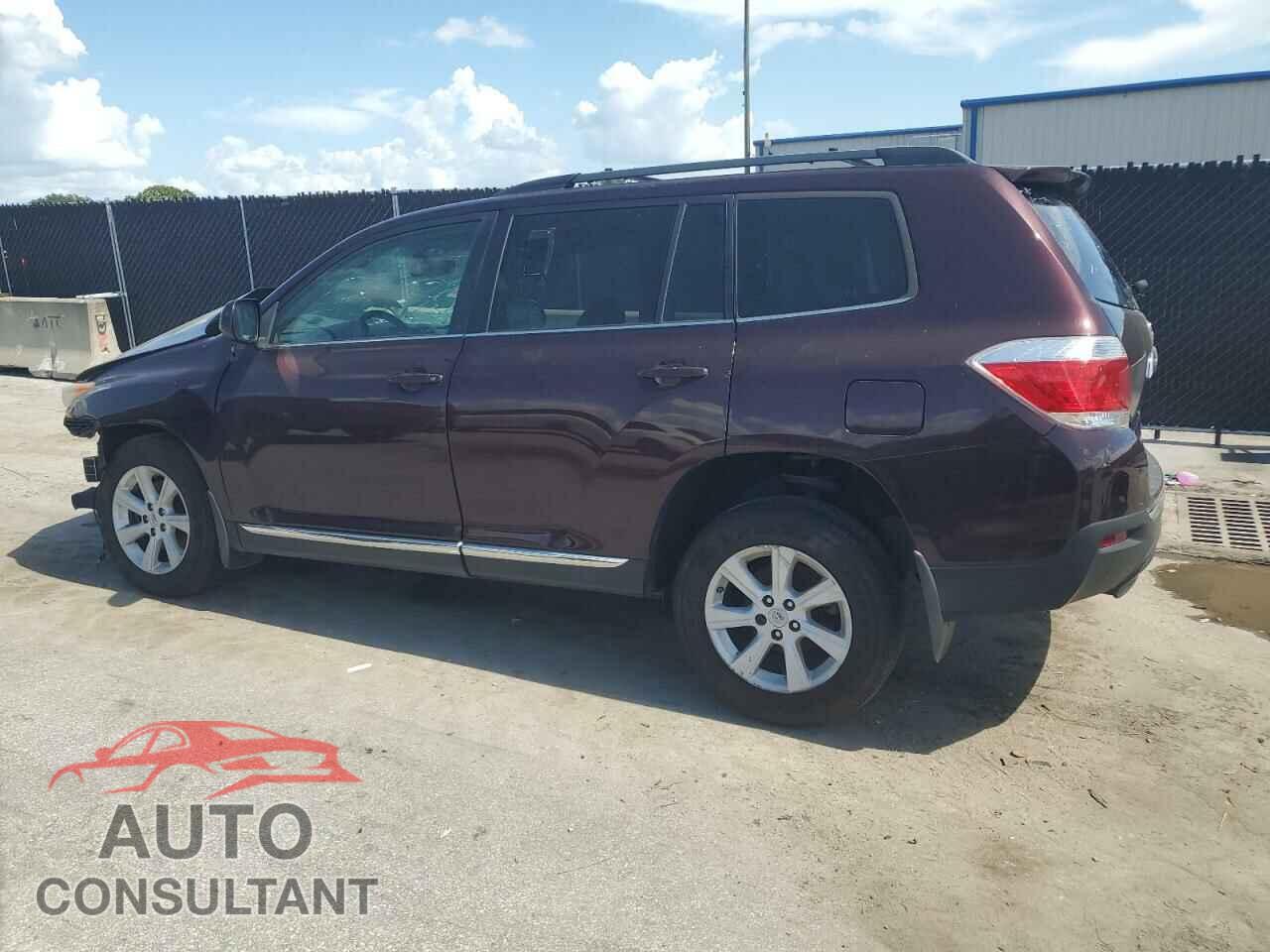 TOYOTA HIGHLANDER 2012 - 5TDBK3EH5CS131008
