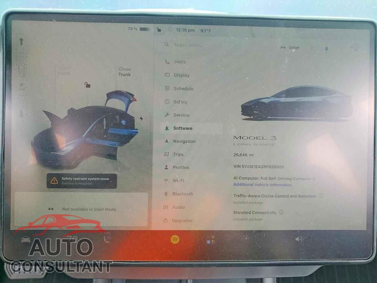 TESLA MODEL 3 2024 - 5YJ3E1EA2RF828989