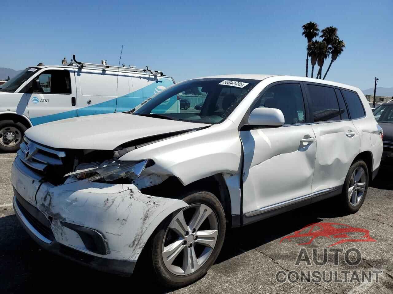 TOYOTA HIGHLANDER 2012 - 5TDZK3EH5CS084755