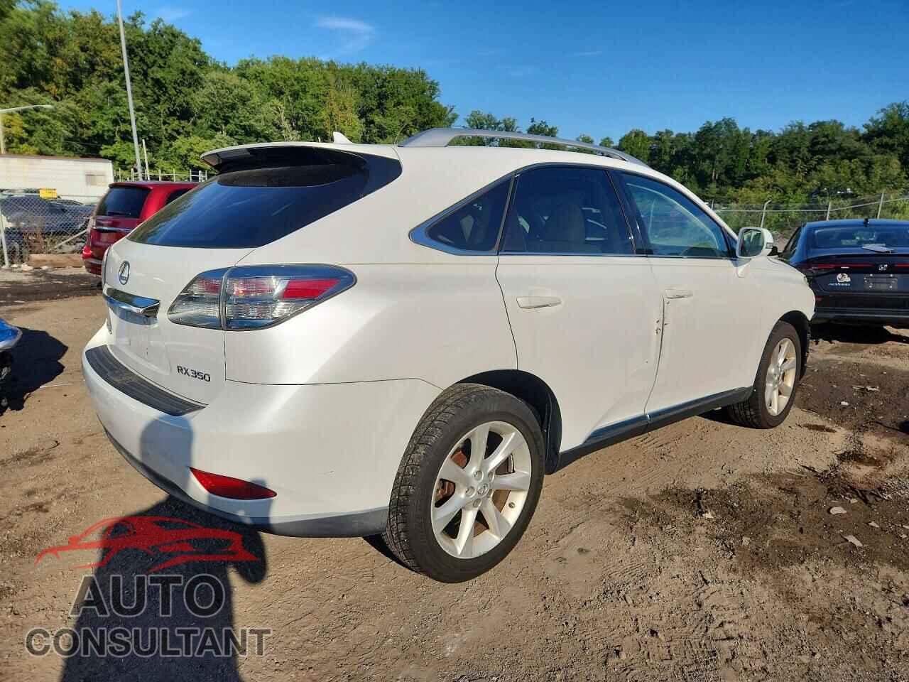 LEXUS RX350 2010 - 2T2BK1BA3AC027601