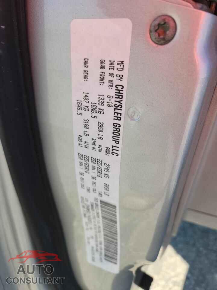DODGE CARAVAN 2010 - 2D4RN5D17AR369313
