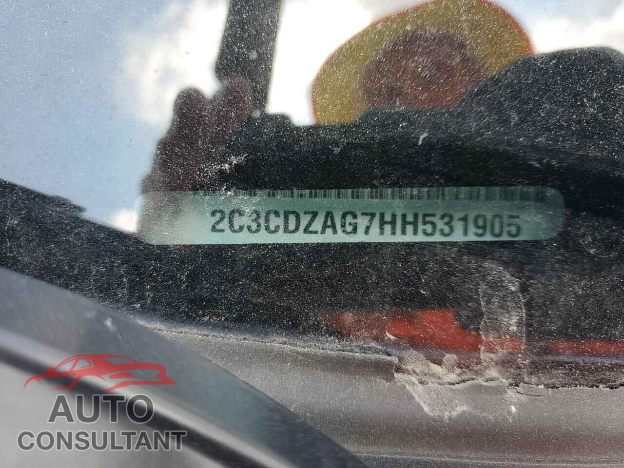 DODGE CHALLENGER 2017 - 2C3CDZAG7HH531905