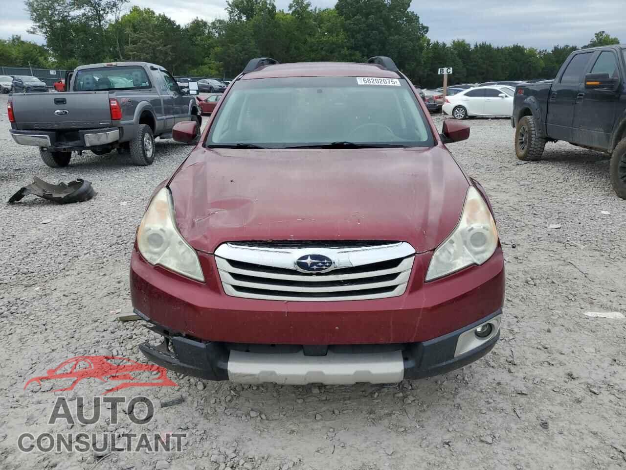 SUBARU OUTBACK 2012 - 4S4BRCCC6C3265302