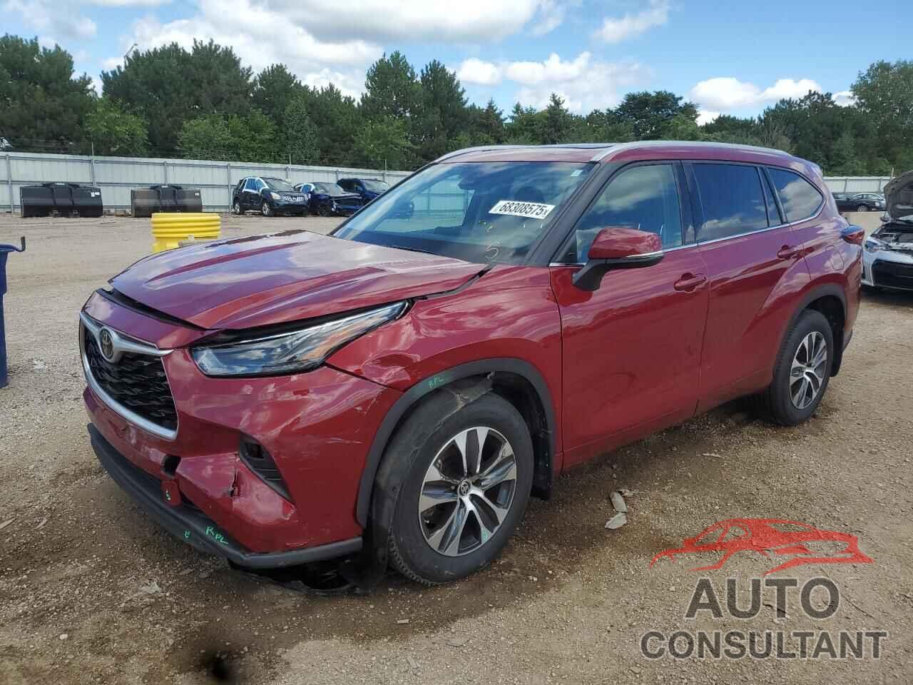 TOYOTA HIGHLANDER 2022 - 5TDHZRBH9NS206843