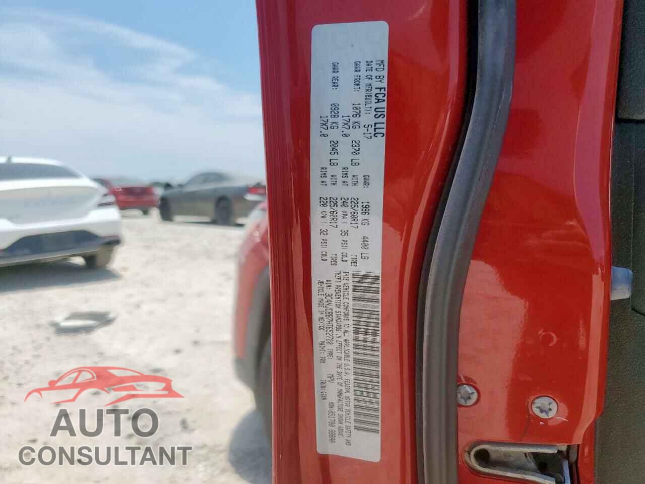 JEEP COMPASS 2017 - 3C4NJCBB7HT652700
