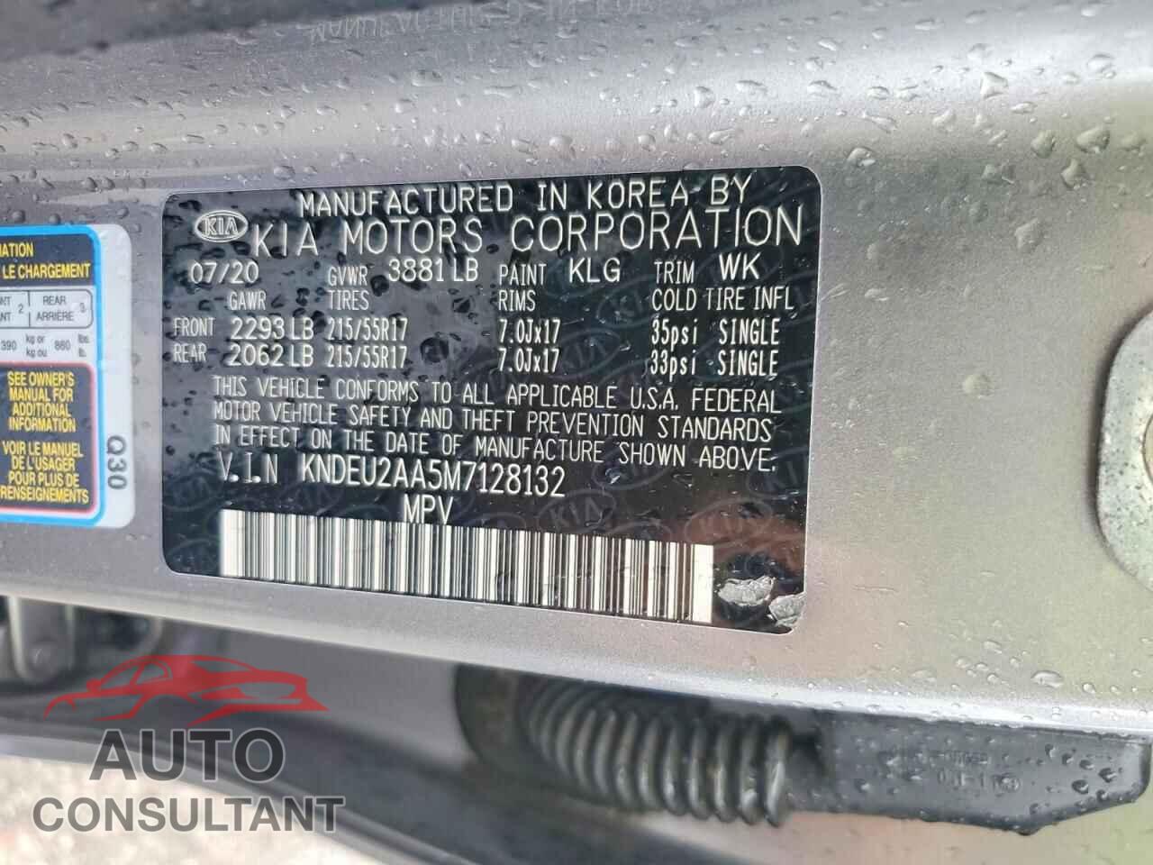KIA SELTOS 2021 - KNDEU2AA5M7128132