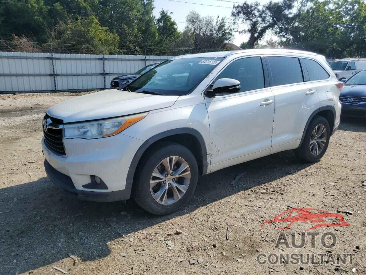 TOYOTA HIGHLANDER 2014 - 5TDKKRFH9ES022605