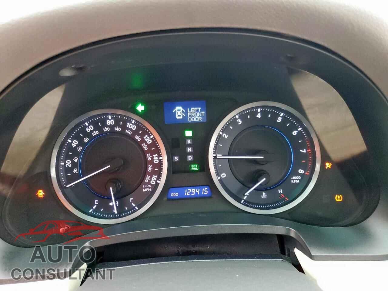 LEXUS IS 2012 - JTHBF5C29C5162748