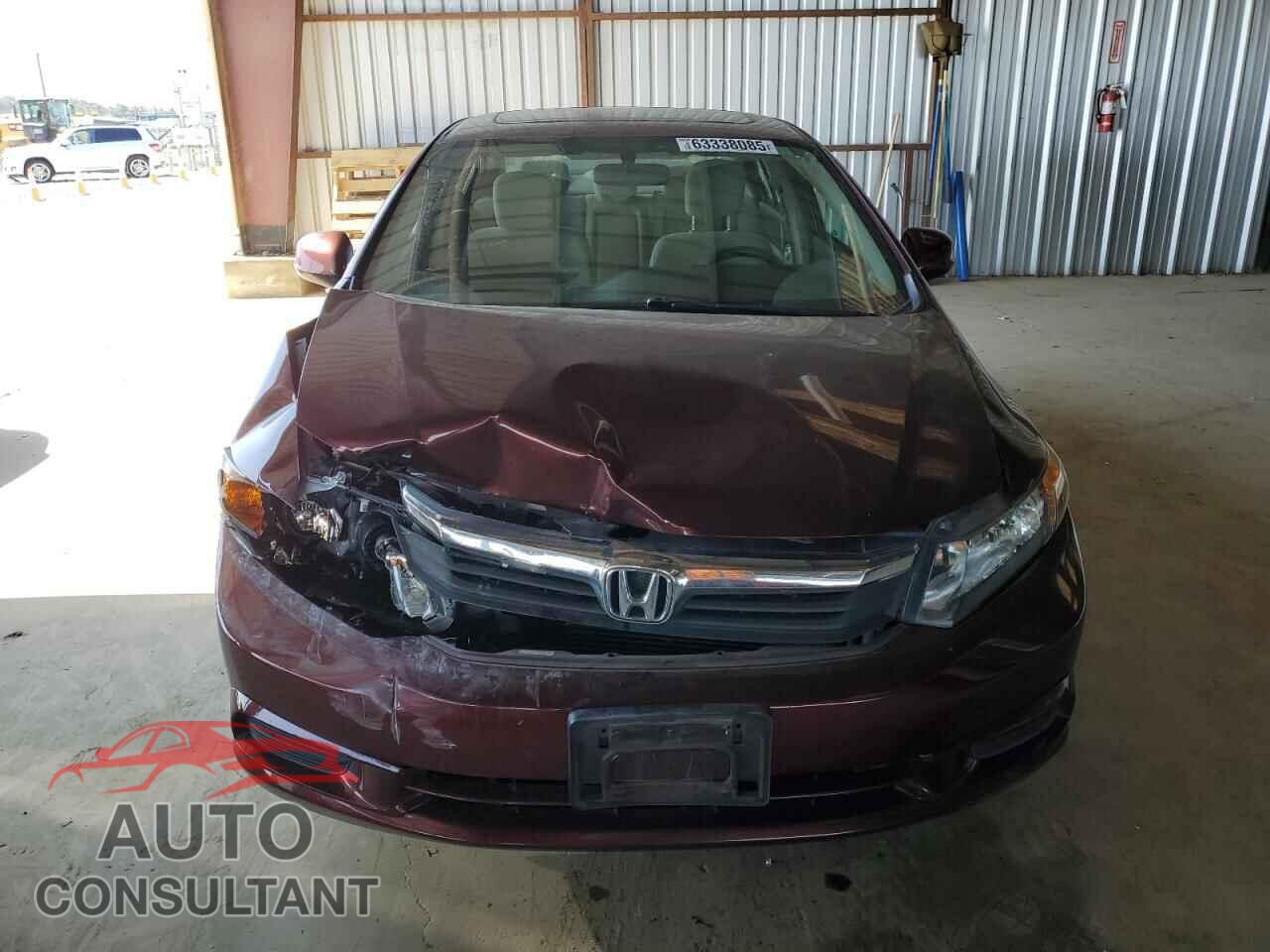 HONDA CIVIC 2012 - 19XFB2F82CE379916